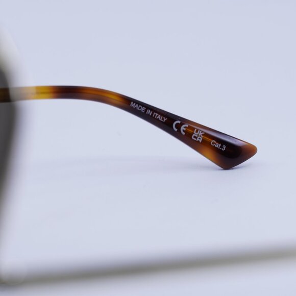 Saint Laurent SL690DUST 004 Sunglasses Gold Aviator Frame, Brown Lenses - Picture 8 of 11